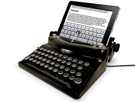 iPad復古打字機