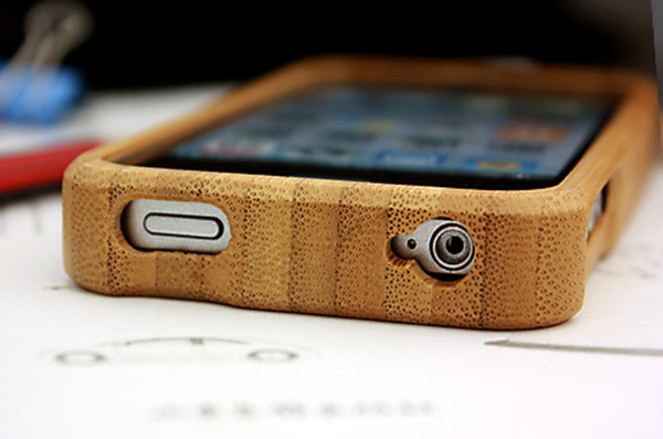 竹制iPhone4手機保護殼