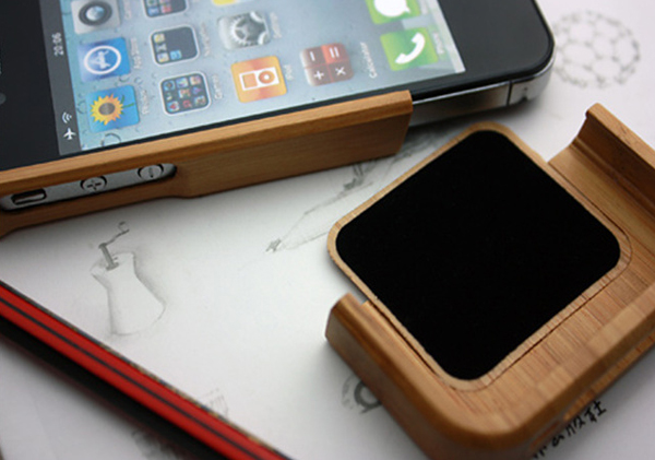 竹制iPhone4手機保護殼（二）