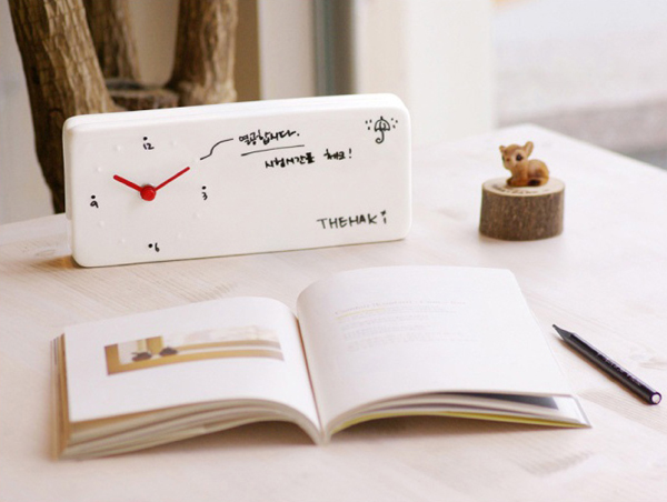 Memo Clock 陶瓷記事臺鐘 Memo Clock 陶瓷記事臺鐘
