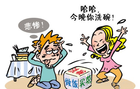 趣味家務骰子圖解