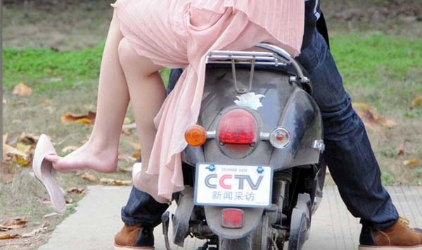 山寨央視采訪車