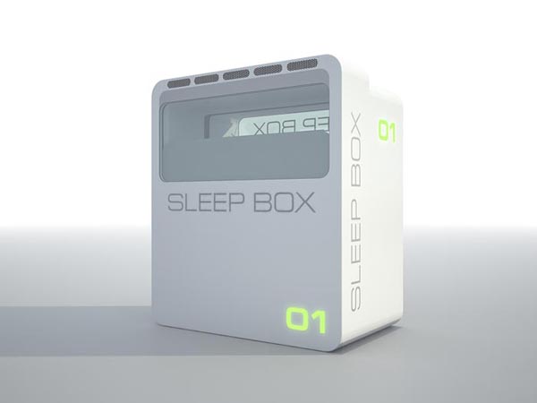 愜意休息的睡眠艙