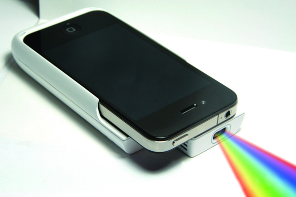 iPhone 便攜投影儀投影方式