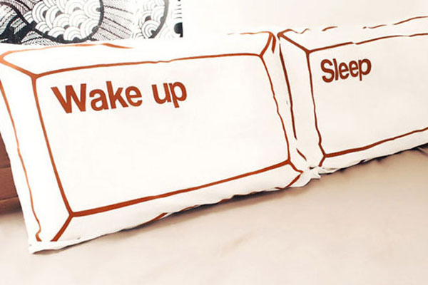 wake up&sleep 創(chuàng)意枕套