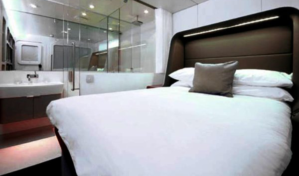 Hotelicopter 內部臥室