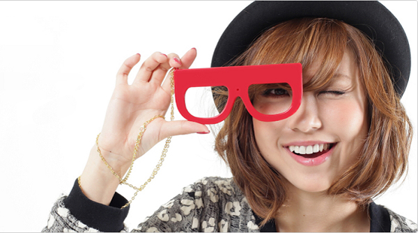 Megane Camera 相機眼鏡紅色