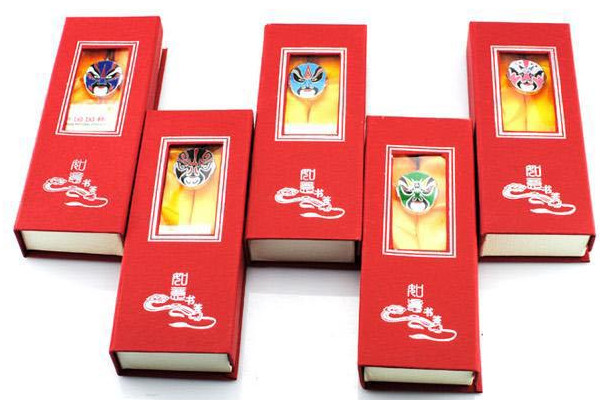 特色金屬臉譜文化書簽（四）