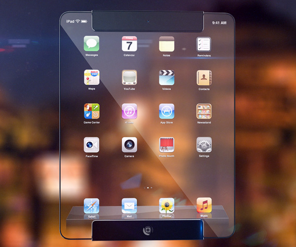 全透明概念iPad