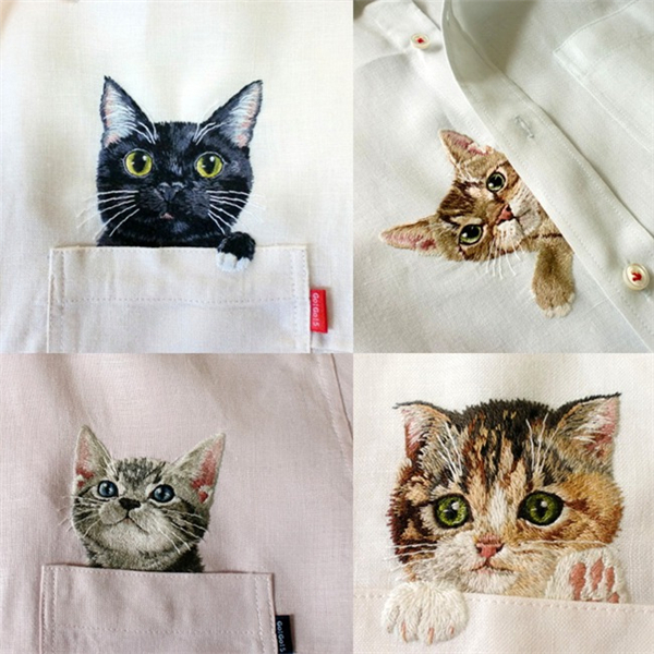 有趣的刺繡襯衫（六）
