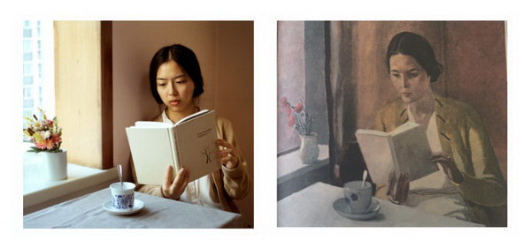 北大美女學(xué)霸超牛逼仿名畫攝影（十八）