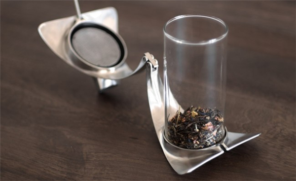 簡約的不銹鋼透明茶壺（二）