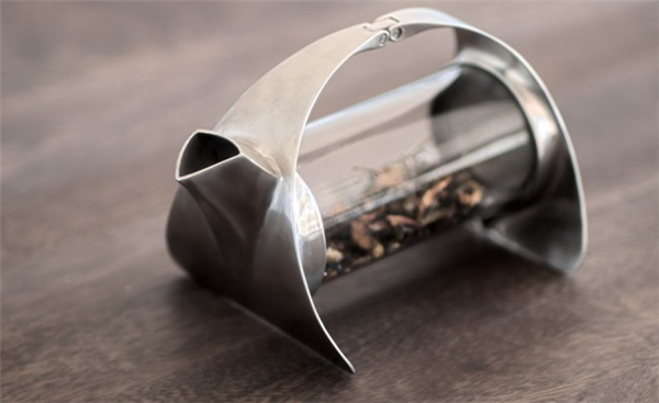 簡約的不銹鋼透明茶壺（三）