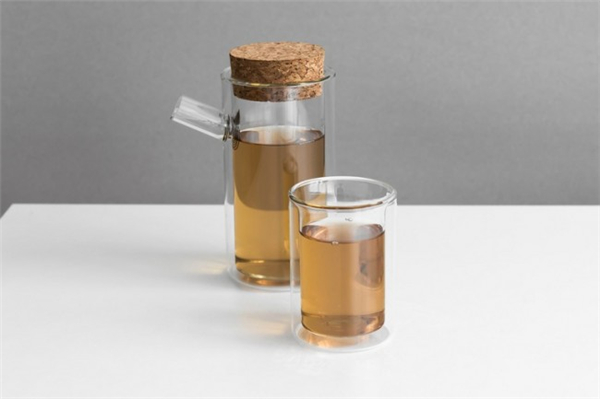 不燙手雙層玻璃茶具（五）