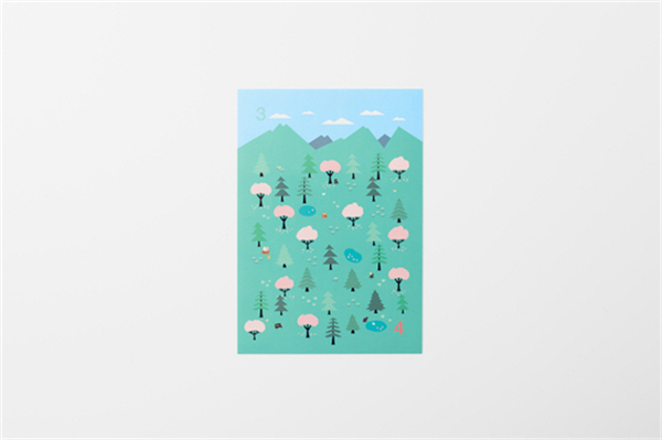 Sticker Calendar 四季日歷（九）