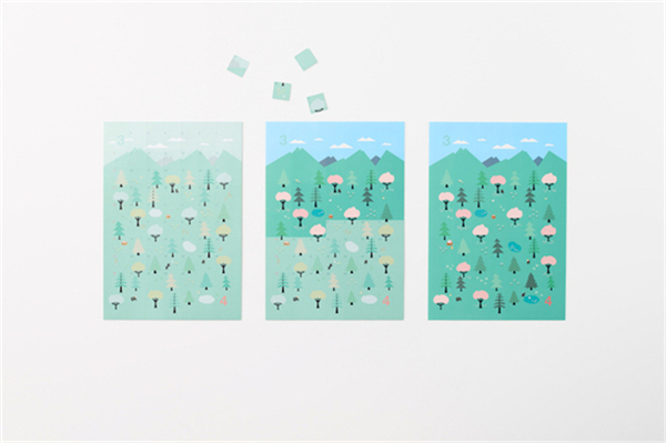 Sticker Calendar 四季日歷（十八）